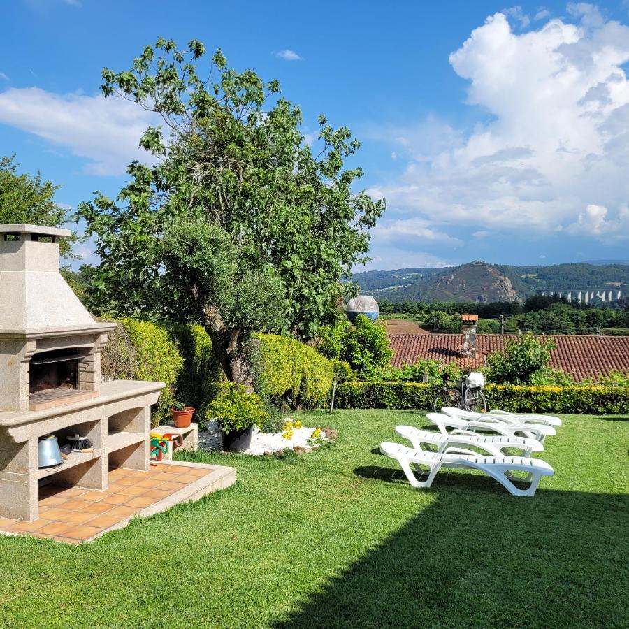 Casa Tarrio Con Piscina - Santiago De Compostela Villa Boqueixon Bagian luar foto