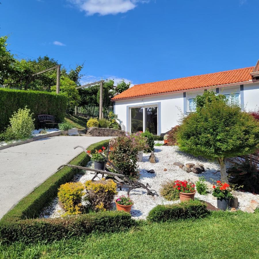 Casa Tarrio Con Piscina - Santiago De Compostela Villa Boqueixon Bagian luar foto